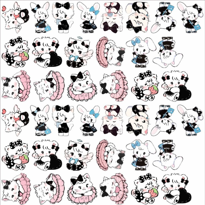 Tablet Accessories Set - Cartoon Miko Acrylic Tablets Handmade DIY
