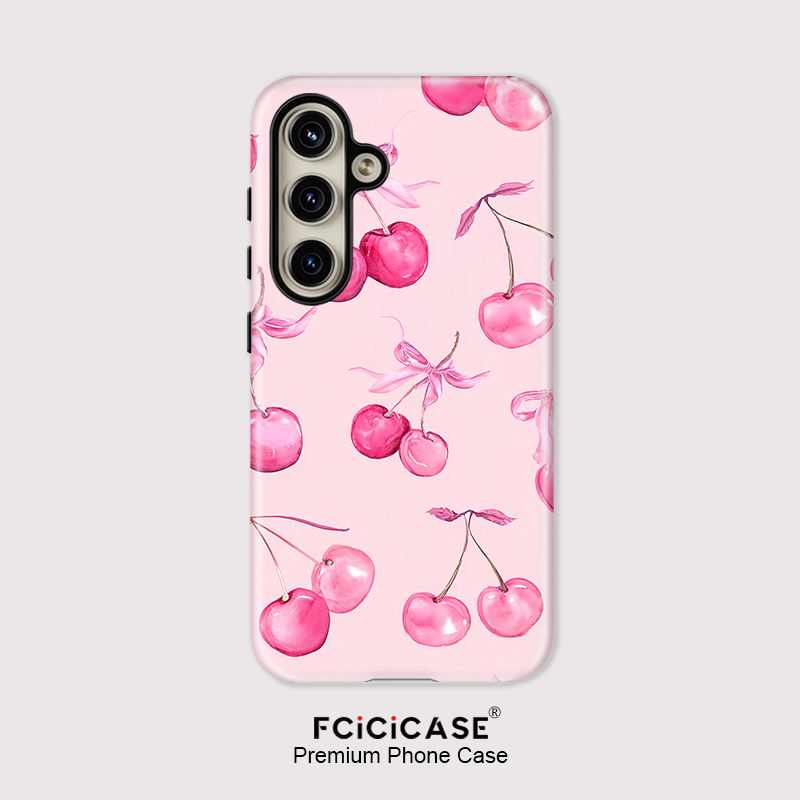 Tablet And Accessories Case - Fcicicase Cherry Pattern Phone Case For