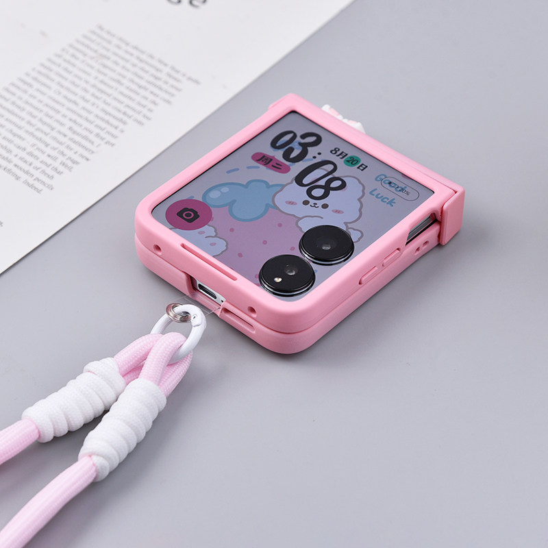 Cute Rabbit Ears Hinge Phone C - Motorola Tablet Accessories บทวิจารณ์และราคา