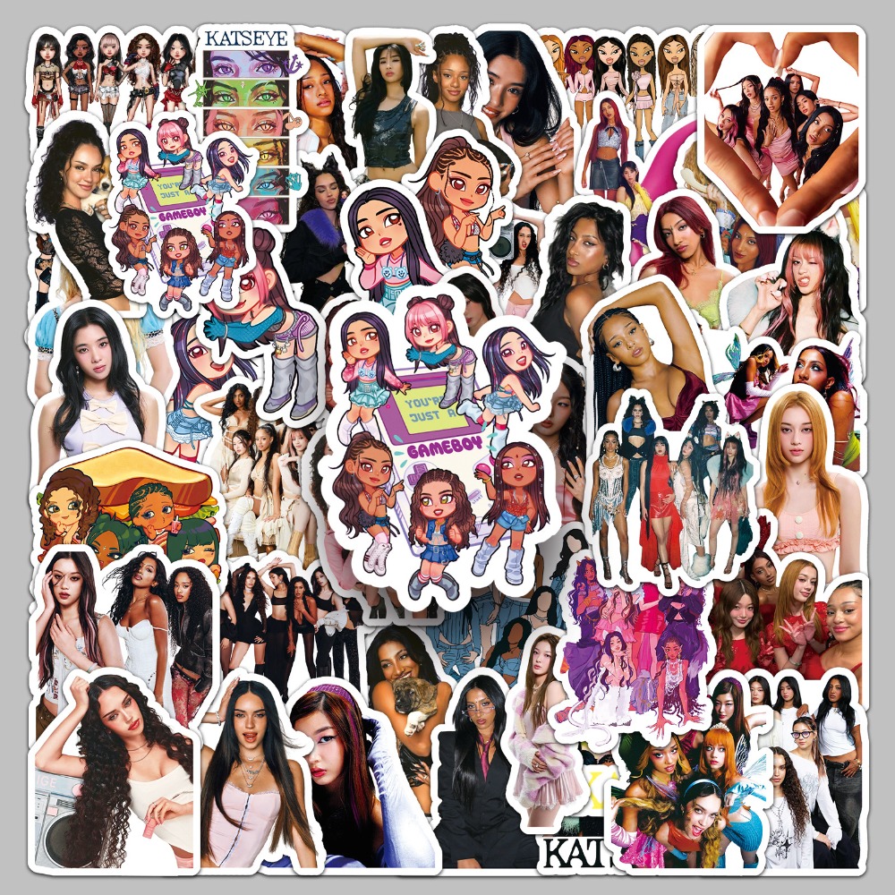 50pcs Girl Group KATSEYE Graff - Tablet Accessories For Girls บทวิจารณ์และราคา