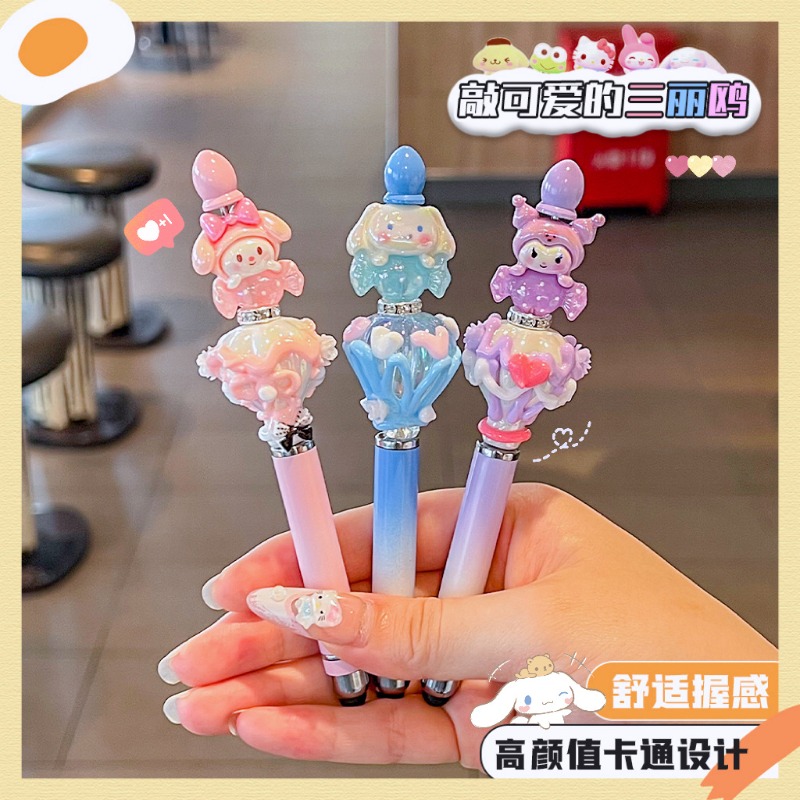 Cartoon Anime Sanrio Bead Pen  - Tablet Accessories Set บทวิจารณ์และราคา