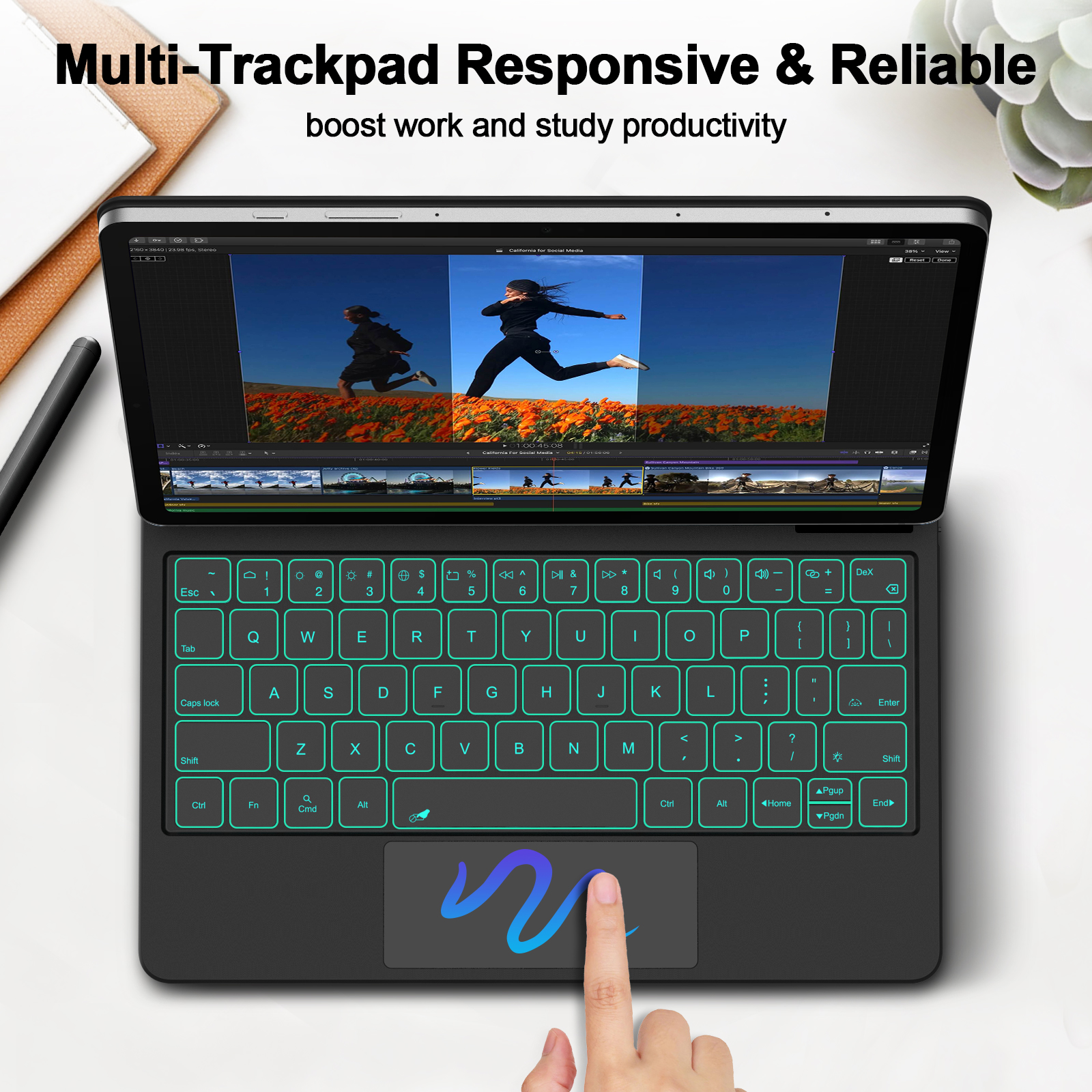 Magic Keyboard For Samsung Gal - Cheap Tablet Accessories บทวิจารณ์และราคา