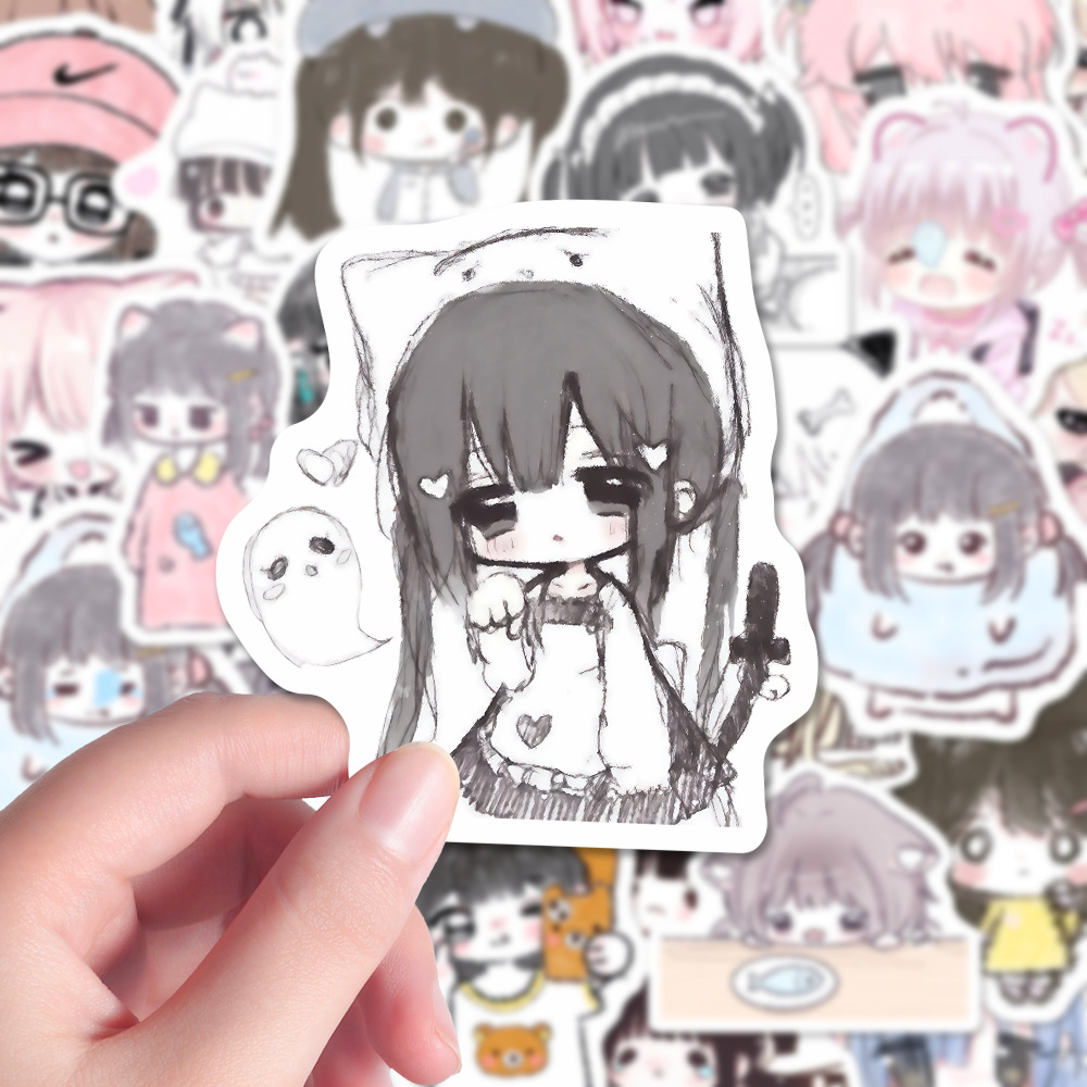 62PCS Cute Girl Graffiti Stick - Tablet Accessories For Girls บทวิจารณ์และราคา