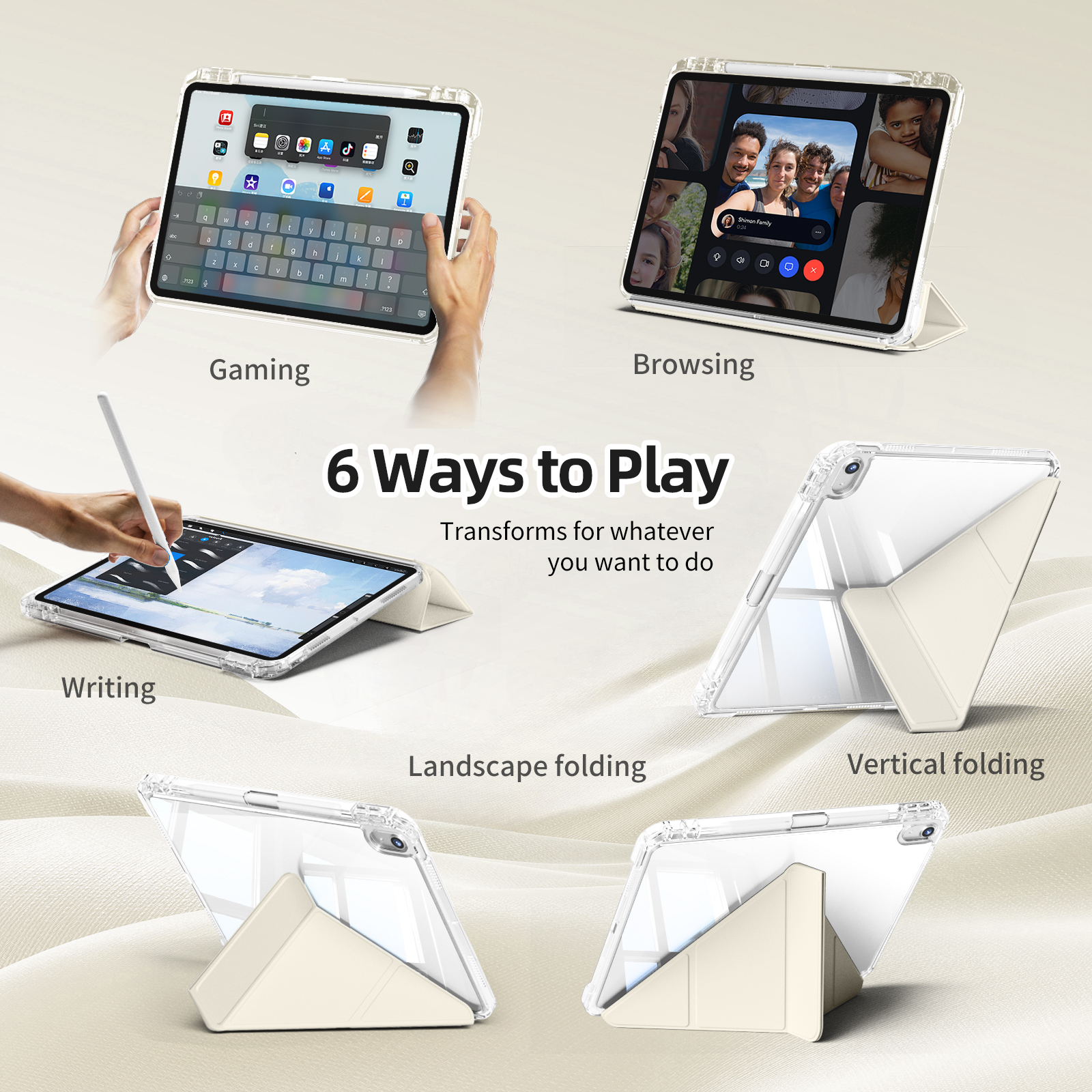 ZOYU For iPad Air 4 Air 5 Air  - Cool Tablet Accessories บทวิจารณ์และราคา