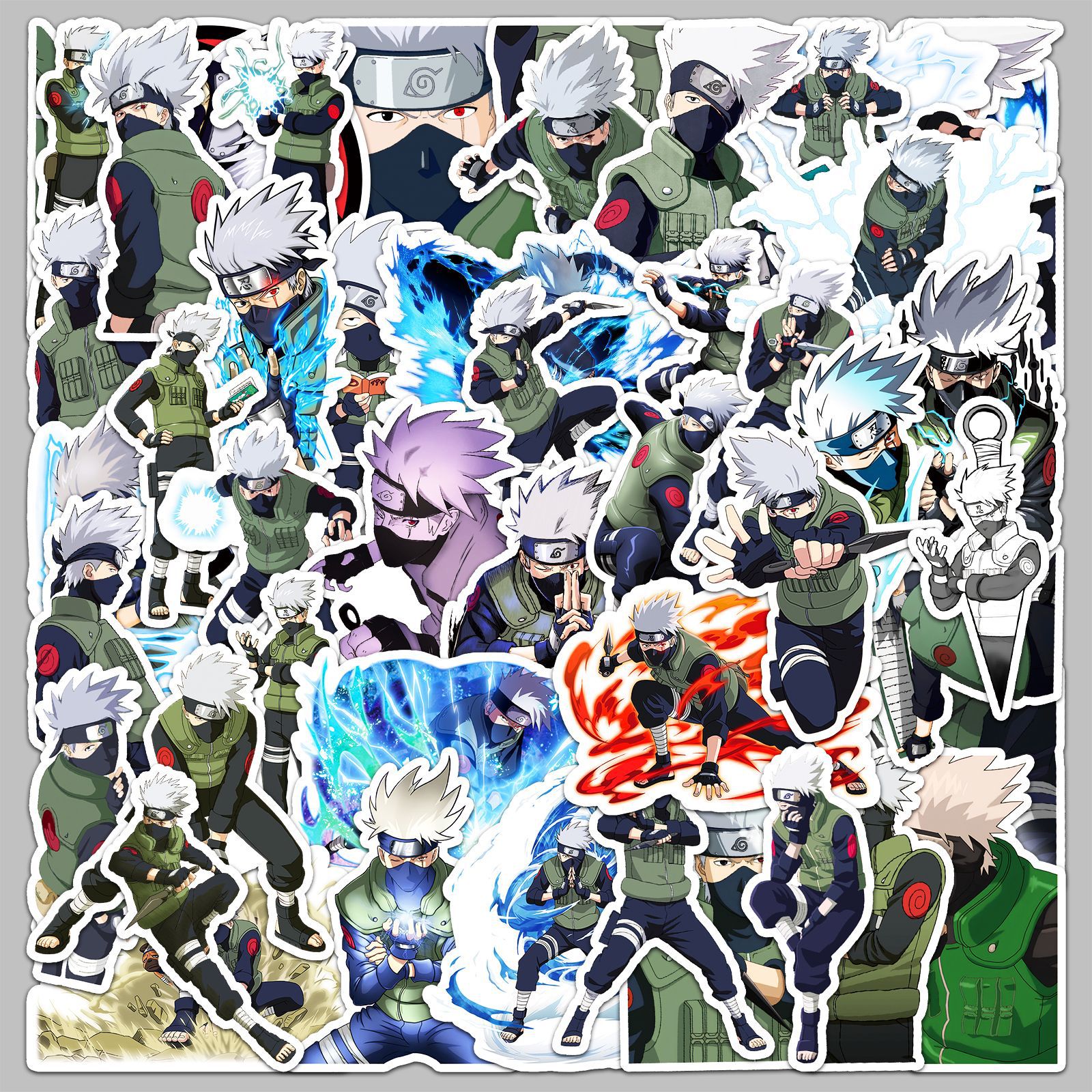 50pcs Anime Naruto Hatake Kaka - Tablet Computer Accessories บทวิจารณ์และราคา