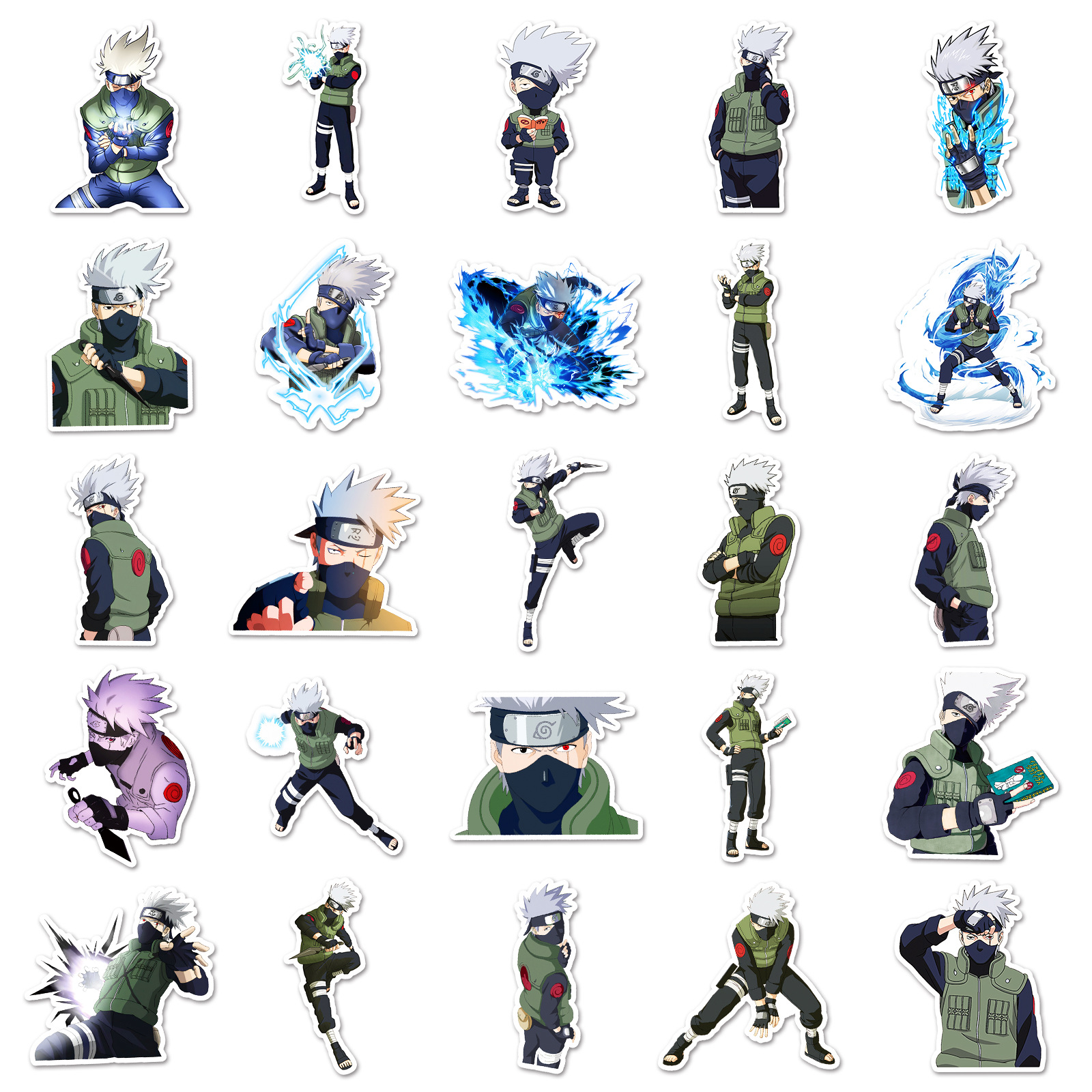 50pcs Anime Naruto Hatake Kaka - Tablet Computer Accessories บทวิจารณ์และราคา