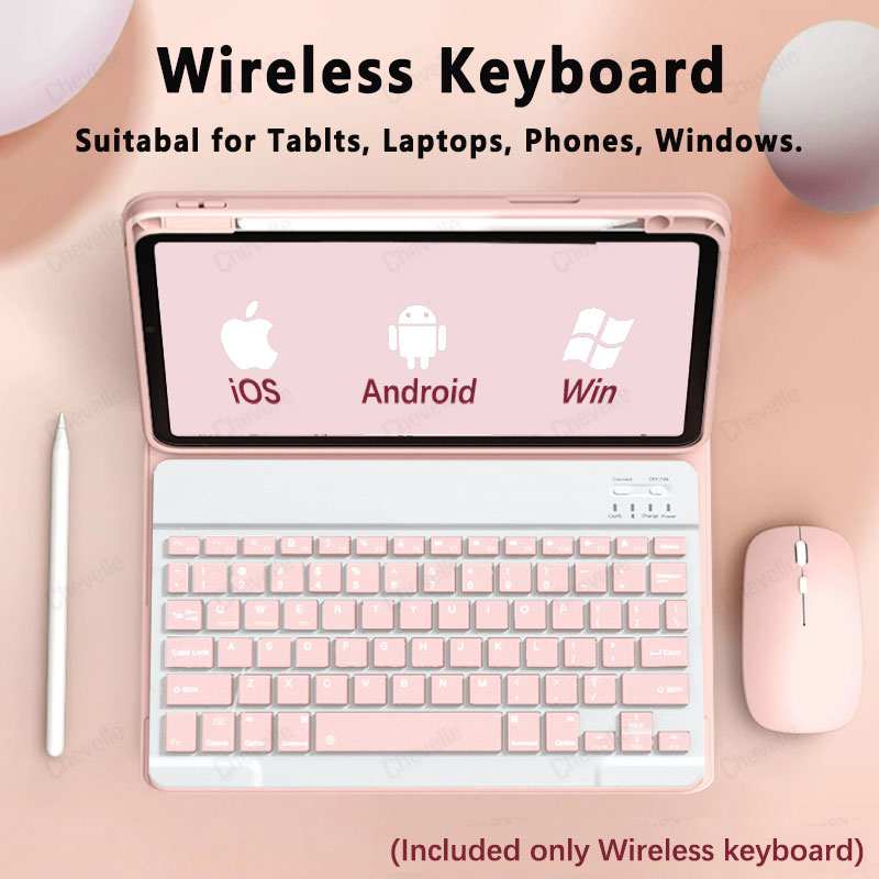 Wireless Bluetooth-compatible  - Tablet Accessories Keyboard บทวิจารณ์และราคา