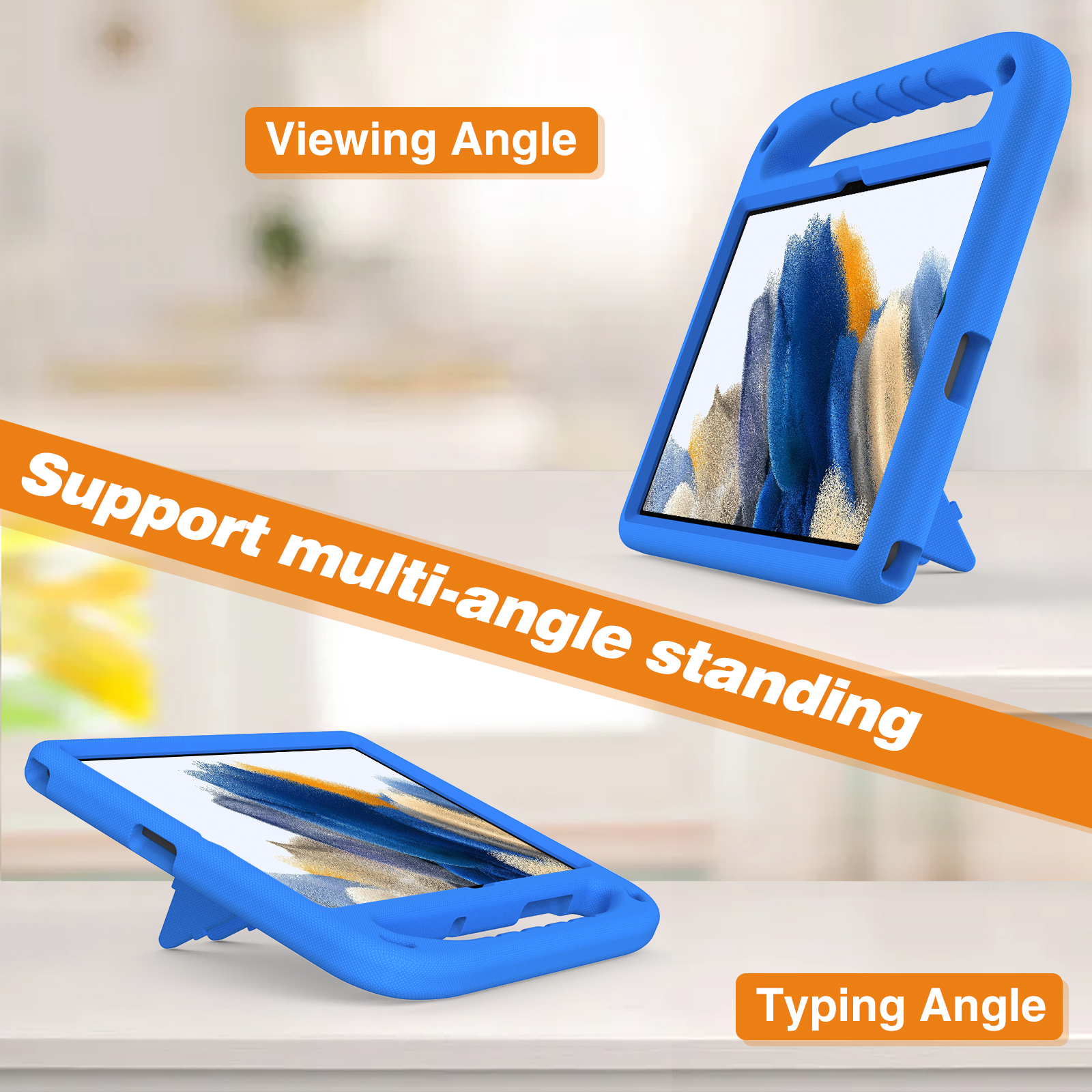 Kids EVA Stand Case For Samsun - Tablet S9 Fe Accessories บทวิจารณ์และราคา
