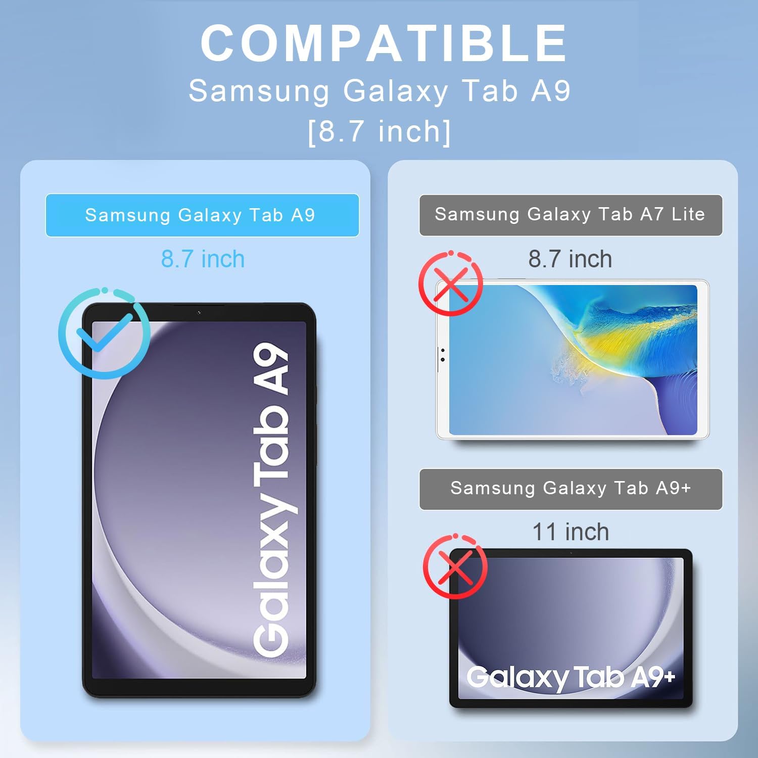 For Samsung Galaxy Tab A9 SM-X - Cheap Tablet Accessories บทวิจารณ์และราคา