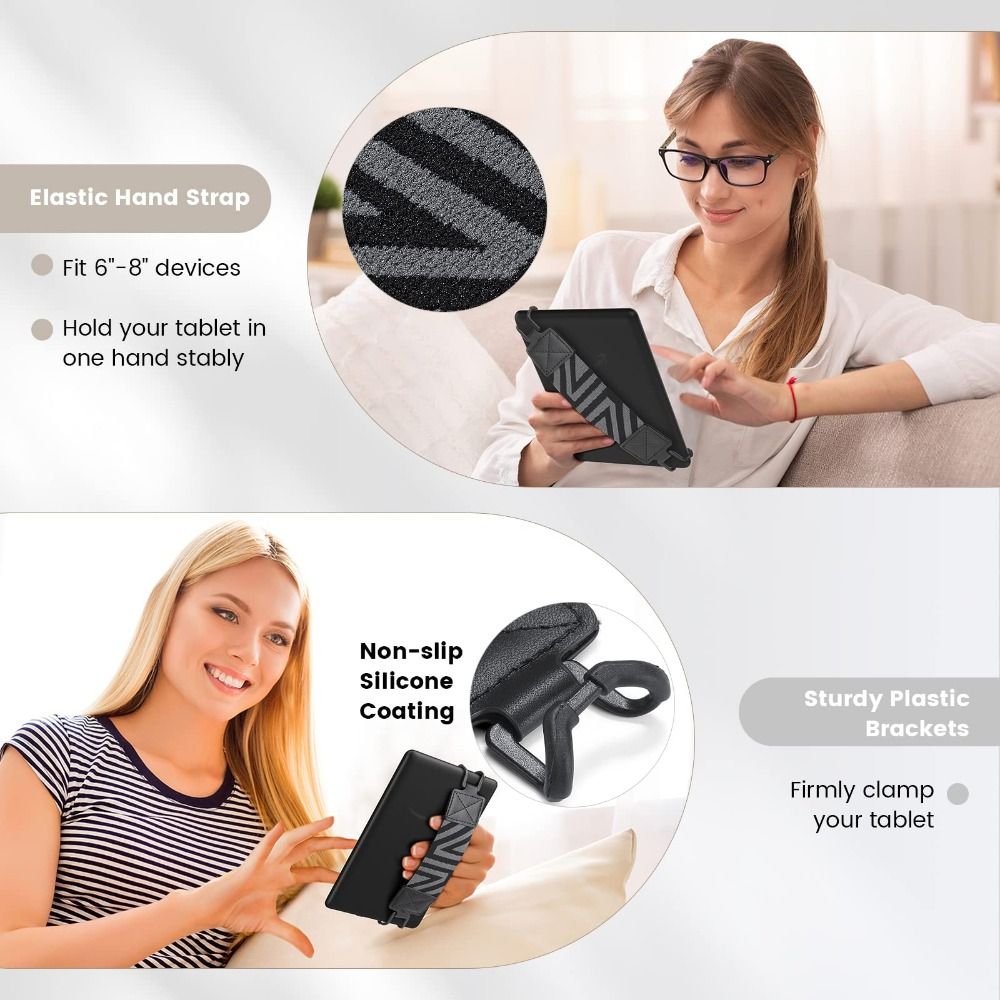 PU Leather eReader Secure Hand - Tablet Reading Accessories บทวิจารณ์และราคา