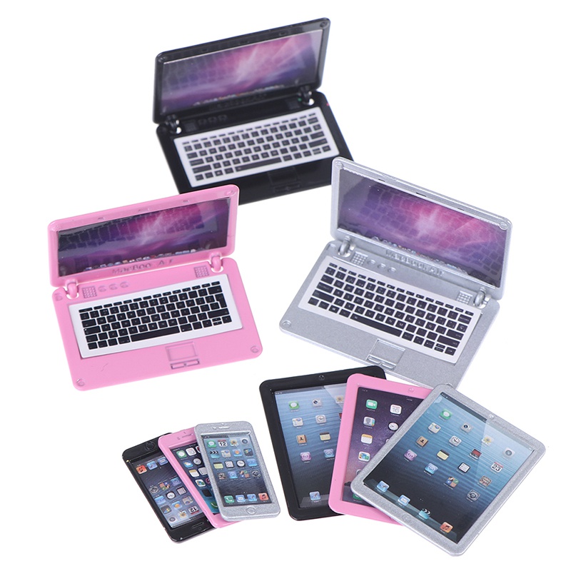 3Pcs/Set Simulation Mini Lapto - Tablet Accessories Set บทวิจารณ์และราคา
