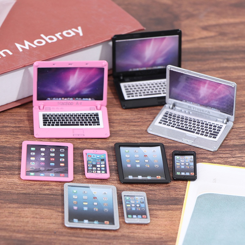 3Pcs/Set Simulation Mini Lapto - Tablet Accessories Set บทวิจารณ์และราคา