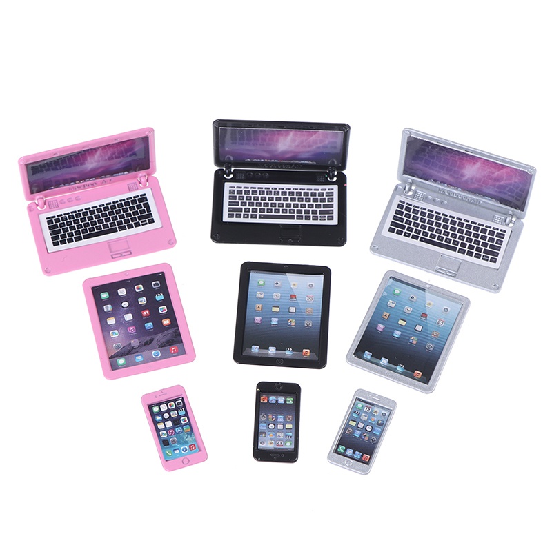 3Pcs/Set Simulation Mini Lapto - Tablet Accessories Set บทวิจารณ์และราคา