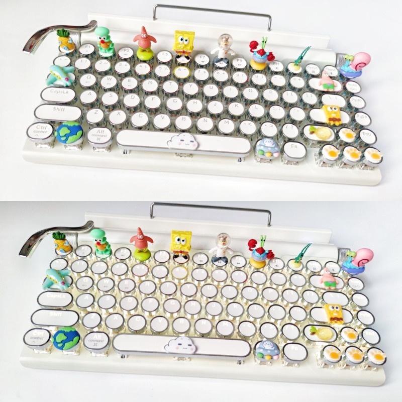 Retro SpongeBo Mechanical Keyb - Tablet Accessories Keyboard บทวิจารณ์และราคา