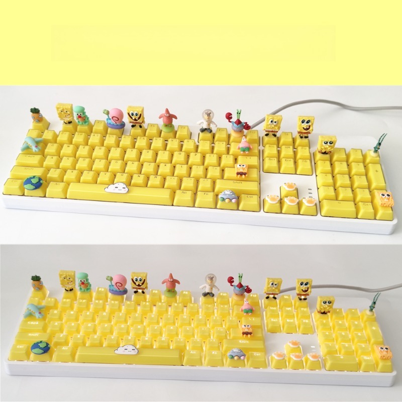 Retro SpongeBo Mechanical Keyb - Tablet Accessories Keyboard บทวิจารณ์และราคา