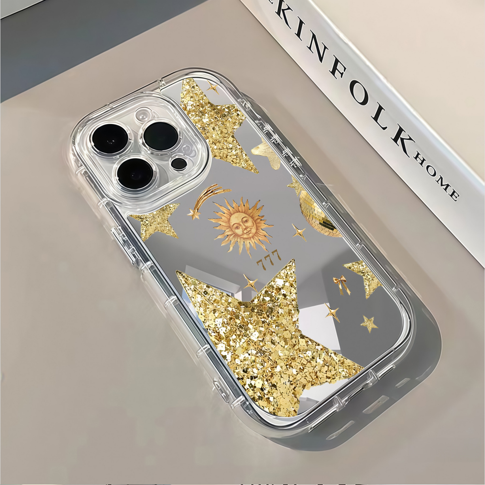 Celestial Gold Glitter Mirror  - Tablet And Accessories Case บทวิจารณ์และราคา