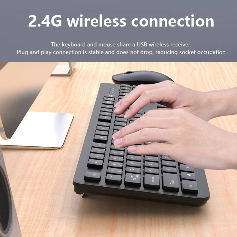 2.4GHz Wireless Keyboard Mouse - Tablet Accessories Set บทวิจารณ์และราคา