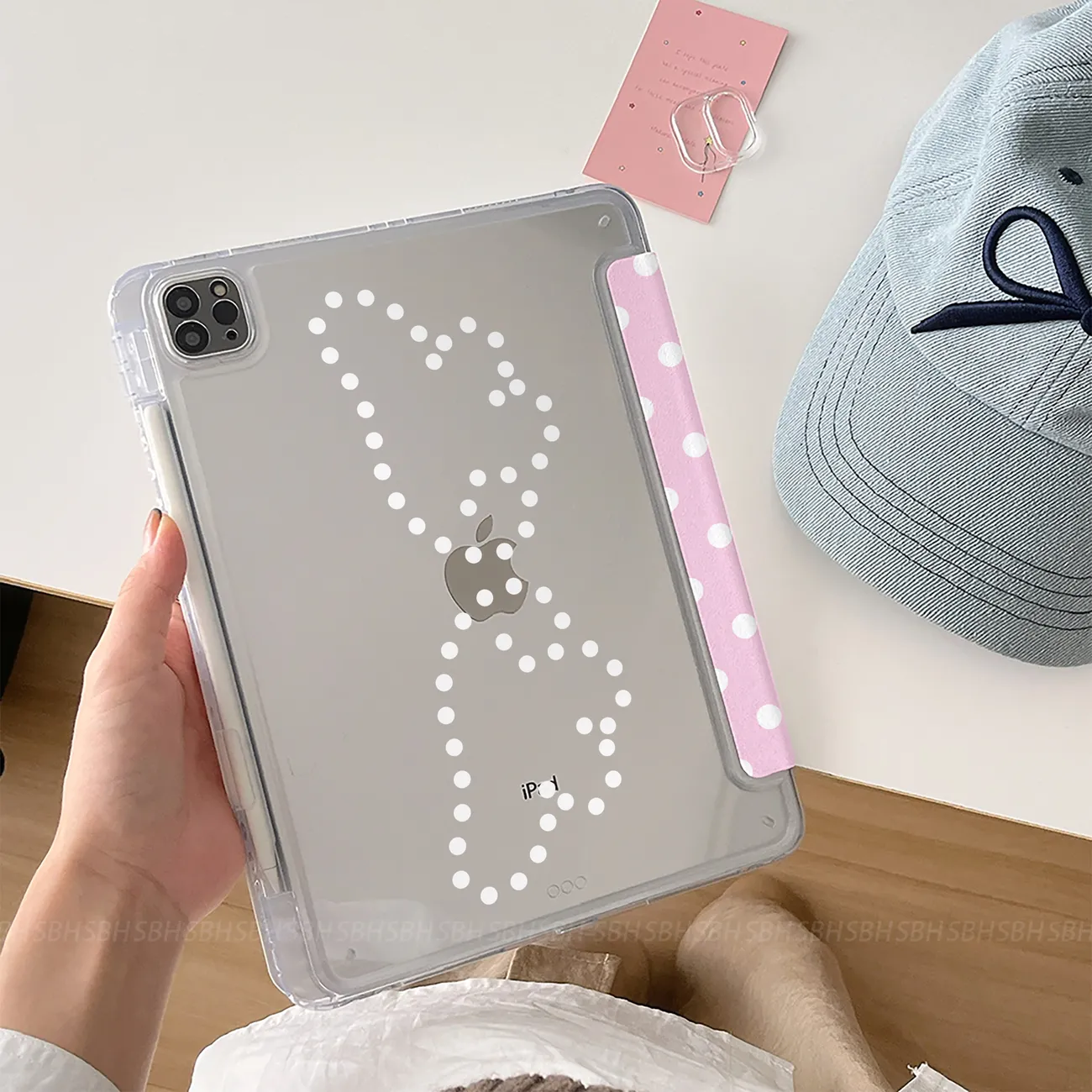 Polka Dots Angel Wing For iPad - Cool Tablet Accessories บทวิจารณ์และราคา