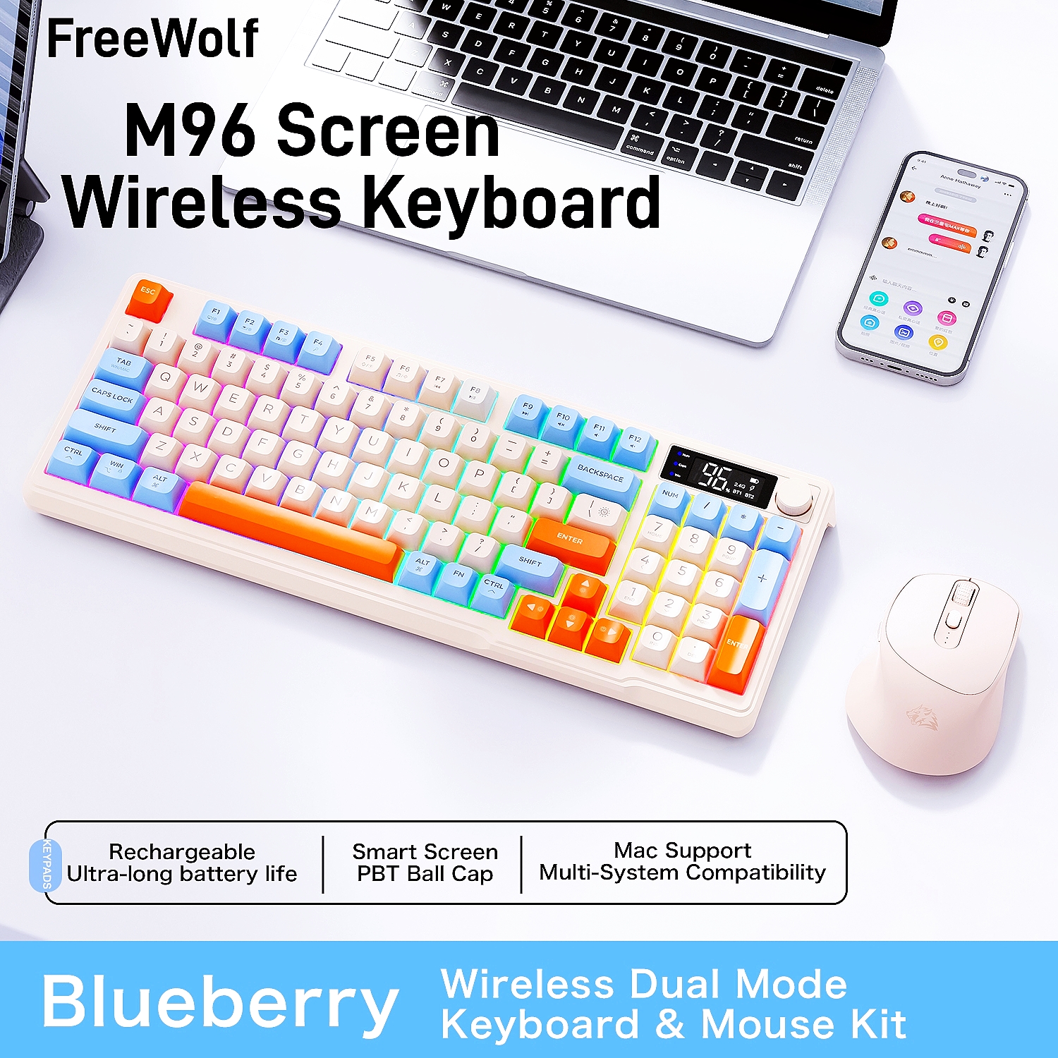 Custom Wireless Gaming Combo M - Tablet Accessories Uk บทวิจารณ์และราคา