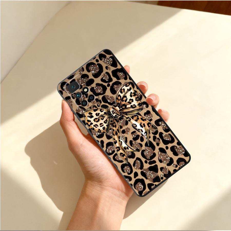 Leopard Letter Hearts Bow Case - Tablet And Accessories Case บทวิจารณ์และราคา