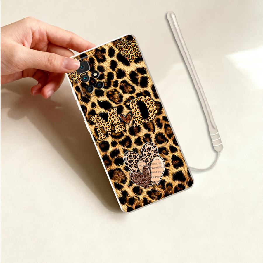 Leopard Letter Hearts Bow Case - Tablet And Accessories Case บทวิจารณ์และราคา