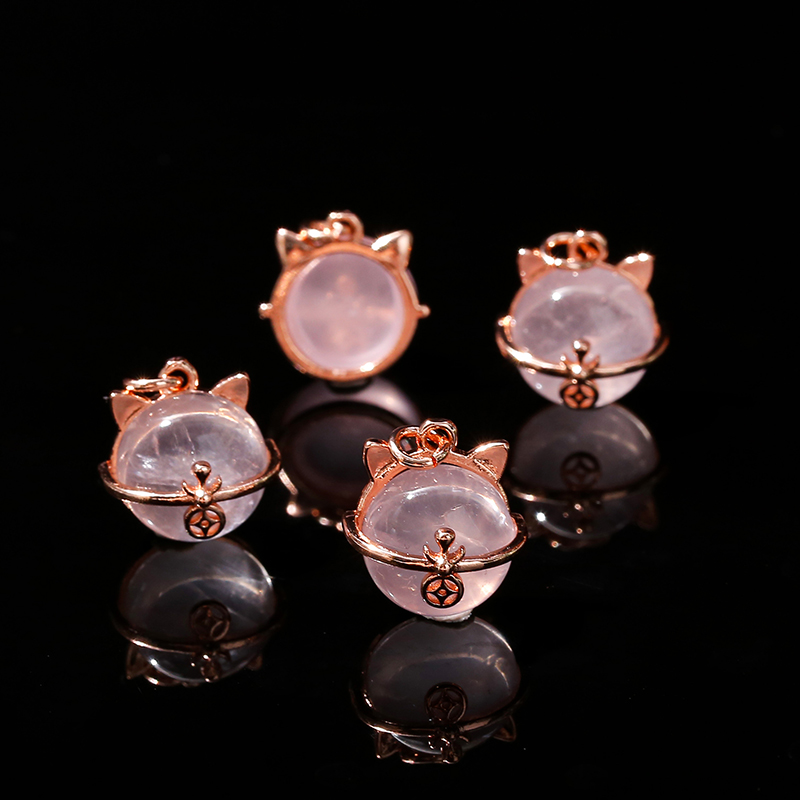 1 Pc Natural Pink Quartz Inlai - Tablet Computer Accessories บทวิจารณ์และราคา