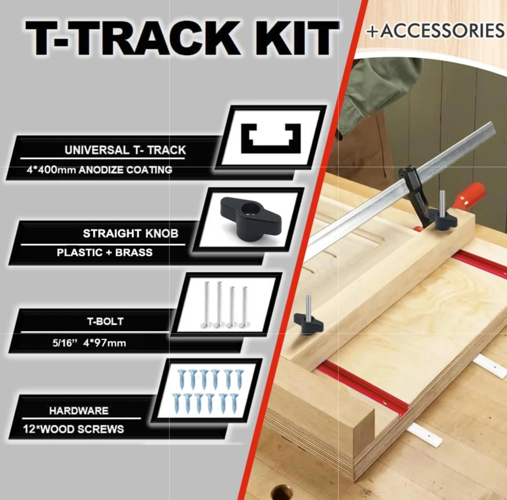19# T-Track Kit for Router Tab - Tablet Accessories Set บทวิจารณ์และราคา