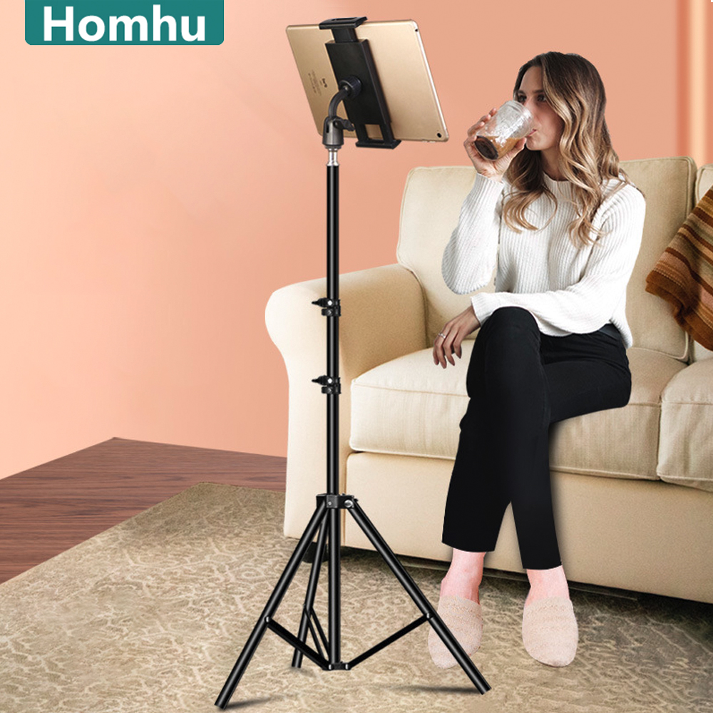 Adjustable Tripod Floor Tablet - Tablet Reading Accessories บทวิจารณ์และราคา