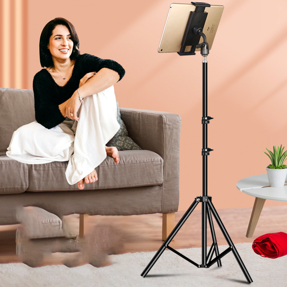 Adjustable Tripod Floor Tablet - Tablet Reading Accessories บทวิจารณ์และราคา
