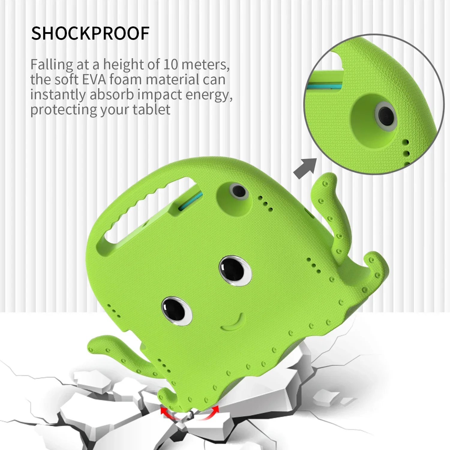 Octopuses EVA Kids Case for Sa - Cheap Tablet Accessories บทวิจารณ์และราคา