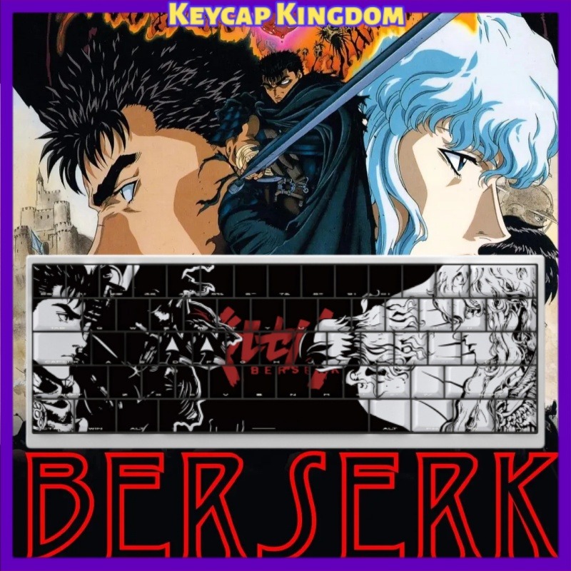 BERSERK Theme Anime Keycap 98  - Tablet Accessories Keyboard บทวิจารณ์และราคา
