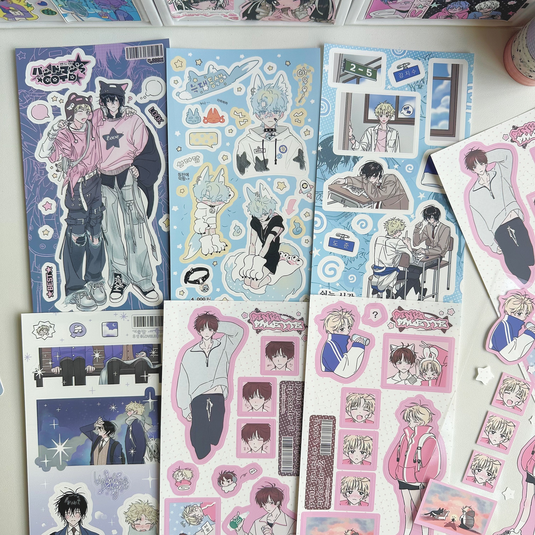 1/6PCS Cute Cartoon Anime Cool - Cool Tablet Accessories บทวิจารณ์และราคา