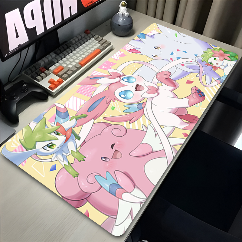 Large Pink Cute Mousepad XXL G - Tablet Accessories For Girls บทวิจารณ์และราคา