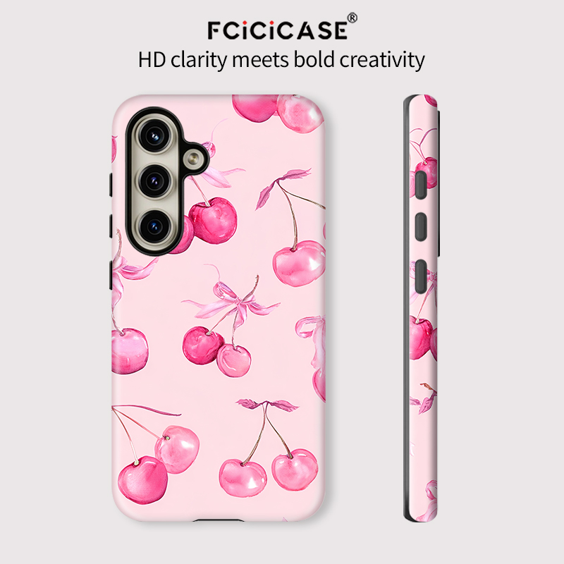 Fcicicase Cherry Pattern Phone - Tablet And Accessories Case บทวิจารณ์และราคา