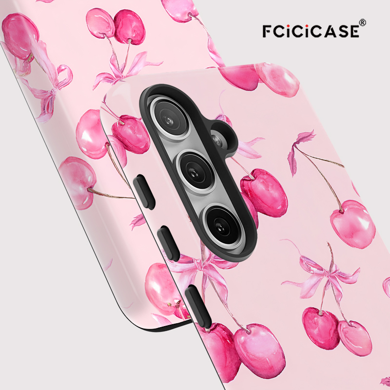 Fcicicase Cherry Pattern Phone - Tablet And Accessories Case บทวิจารณ์และราคา