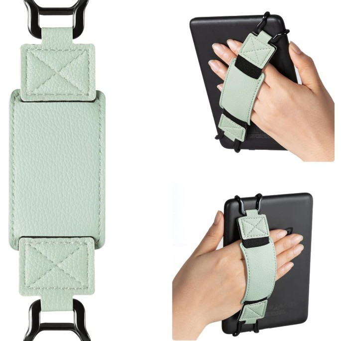 Leather Tablet Hand Strap Elas - Tablet Reading Accessories บทวิจารณ์และราคา