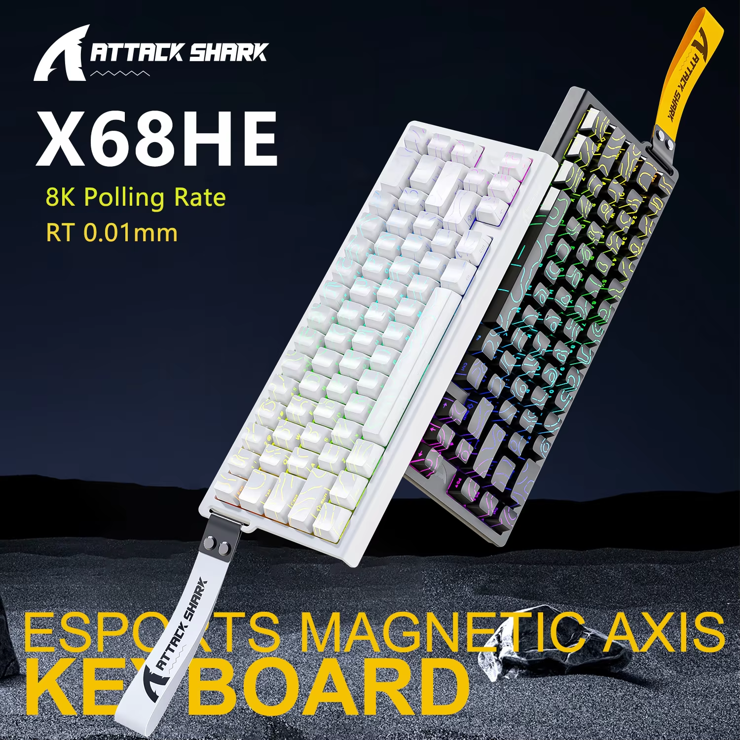 ATTACK SHARK X68HE Magnetic Me - Tablet Accessories Uk บทวิจารณ์และราคา