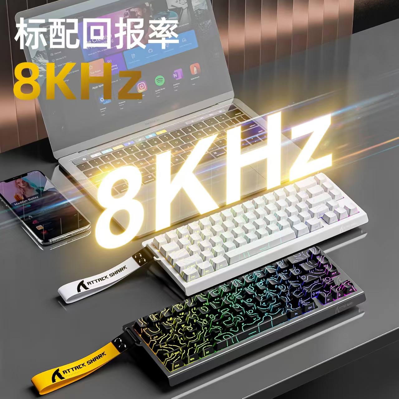 ATTACK SHARK X68HE Magnetic Me - Tablet Accessories Uk บทวิจารณ์และราคา